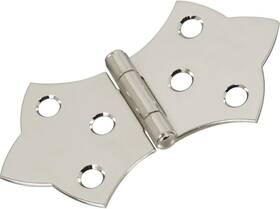 National Hardware N135-236 Stanley 1 Inch Nickel Finish Cabinet Hinges 2-pack