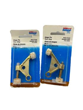N154-526 National Hardware V234 Series Bright Brass Hinge Pin Door Stop Bumper