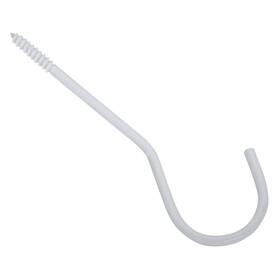 N275-206 National Hardware V2666 Series Ceiling Hook 6 In L Steel White