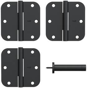 N900-007 National Hardware V919 Squeak Guard 3-1/2 Inch W Ball Bearing 1/4 - Black
