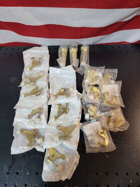 Npb234 National Hardware Brass Hinge Pin Door Stoppers Single And Double. 3 Floor Mount 9 Double 7 Singl