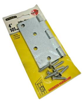 S751-498 National Hardware Stanley 4 Inch Galvanized Steel Hinge Removable Pin Nip