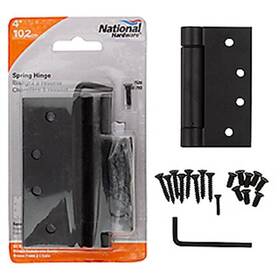 N350-793 National Mfg Sales Co Hardware Spring Hinge 4 Inch Oil Rubbed Bronze