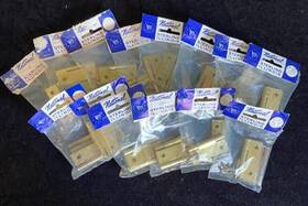 Nat146399 National 2 Inch Brass Non-removable Pin Narrow Hinges Pack Of 14 Sets