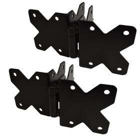 Pnnw3895on-ssb Nationwide Industries Black Commercial Grade Stainless Steel Gate Hinges Nw38950nssb 2 P