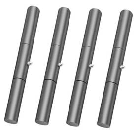 Nautykiks-na-1635 Nautykiks 4 Pack Trailer Ramp Hinge Weld On 10 Inch Heavy Duty Weldable Door Gate