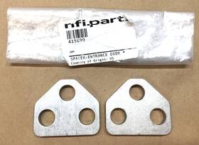 415690 Nfi Parts 1-3/4 Inch X 2 1/4 Thk Steel Entrance Door Spacer Lot Of Nos