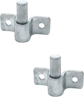 Nidaye 445041616668 Chain Link Gate Hinges Wall Mount Wood Fence Post Hinge With 5/8 Pin