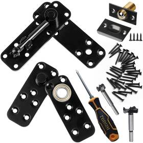 Nif-zxm-001 Nifhertig Hidden Pivot Hinge For Secret Door And Murphy Bookcase 570lbs Load-bearing 360