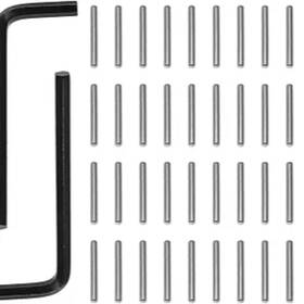 Nobrand 778867328574 42pcs Spring Hinge Tension Pin Replacement Kit Including 40 Stainless Steel S