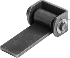Heye132-t2 Nobrand Weldable Straight Strap Dump Trailer Hinges 6-1/8 Inch X4 X2 5/16 Thick