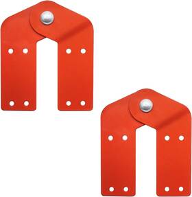 Zh0054 Nobrand 2024 Attic Ladder Hinge Aluminum Replacement Kit For Herringbone 2pcs