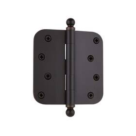 Nostalgic 640697091129 Warehouse Ball-tip Residential Door Hinge With Radius Corner