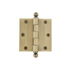Nostalgic 640697283456 Warehouse Ball-tip Residential Door Hinge With Square Corners