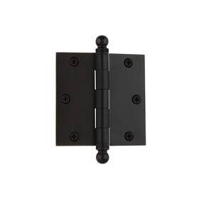 Nostalgic 640697283500 Warehouse Ball-tip Residential Door Hinge With Square Corners 3.5 Inch