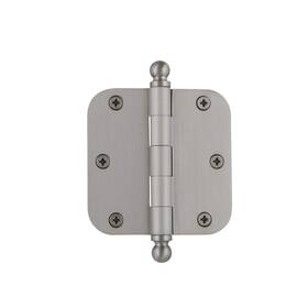 Nostalgic 640697283555 Warehouse Ball-tip Residential Door Hinge With Radius Corner