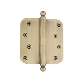 Nostalgic 640697283630 Warehouse Ball-tip Residential Door Hinge With Radius Corner
