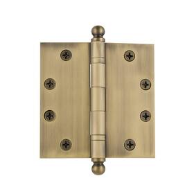 Nostalgic 640697283753 Warehouse Ball-tip Residential Door Hinge With Square Corners
