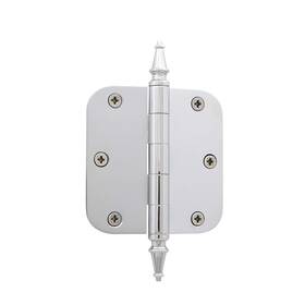 Nostalgic 640697460710 Warehouse 746071 3.5 Inch Steeple Tip Residential 5/8 Radius Corners Door Hinge