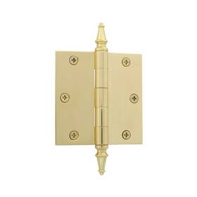 Nostalgic 640697460802 Warehouse Steeple Tip Residential Door Hinge With Square Corners