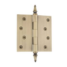 Nostalgic 640697460901 Warehouse Steeple Tip Residential Door Hinge With Square Corners