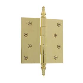 Nostalgic 640697460949 Warehouse 746094 4 Inch Steeple Tip Residential Square Corners Door Hinge Polish