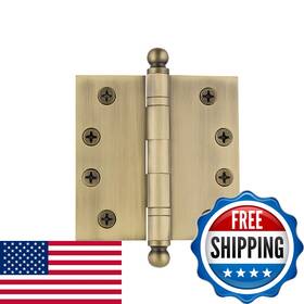 Nostalgic B07mc1xmrx Warehouse Ball-tip Residential Door Hinge Square Corners
