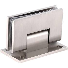 Bgh001 Novanectar Brass Glass Door Hinge 90 Degree Heavy Duty Short Back Plate Hinges Shower D