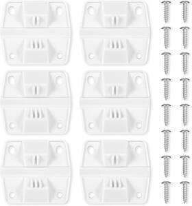1025610 Nqeuepn 6pcs Cooler Hinges Plastic With 24pcs Screws Replac