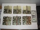 Nrp1279-us3 Hager Usa Set Of Heavy Duty Bright Brass Plated Door