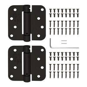 Nuk3y Products K3 796309076364 Commercial Grade Heavy Duty Ul Rated 4 Inch X Spring Hinge 5/8 Radius 2