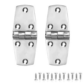 Hy102x38-2 Odysunral Heavy Duty Boat Hatch Hinges Stainless Steel 4 Inch X 1.5 102 38 Mm