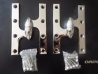 Ok6040b14-l Deltana Two New Olive Knuckle Hinges Polished Nickel Left Hand