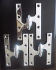 Ok6040b26-l Deltana Three New Olive Knuckle Hinges Polished Chrome Left Hand