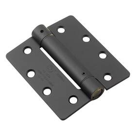 Onward 062703120683 4 Inch X 4-1/2 Flat Black Self Closing Full Mortise Spring Hinge