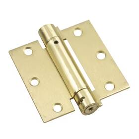 Onward 313024315358 4 Inch X 4-1/2 Brass Self Closing Full Mortise Spring Hinge