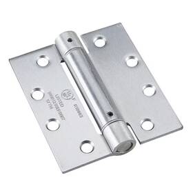 Onward 445000711793 4 Inch X 4-1/2 Brushed Chrome Self Closing Full Mortise Spring Hinge
