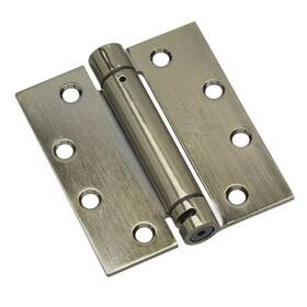 Onward 445023656699 4 Inch X 4-1/2 Antique Brass Self Closing Full Mortise Spring Hinge