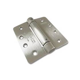 Onward 445036785706 4 Inch X Brushed Nickel Self Closing Full Mortise Spring Hinge