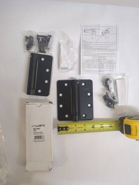 52823fbb1 Onward 2 Pack Onward4 Inch X 4-1/2 Flat Black Self Closing Full Mortise Spring Hinge