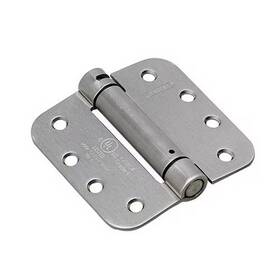 Onward 711181366754 4 Inch X Brushed Nickel Self Closing Full Mortise Spring Hinge
