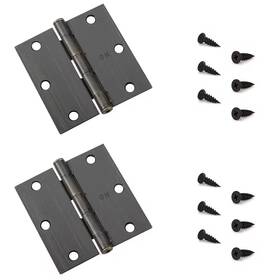Onward 726084597624 3-1/2 Inch X Oil-rubbed Bronze Full Mortise Butt Hinge With Removable P