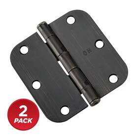 Onward 726084778092 3-1/2 Inch X Oil-rubbed Bronze Full Mortise Butt Hinge With Removable P