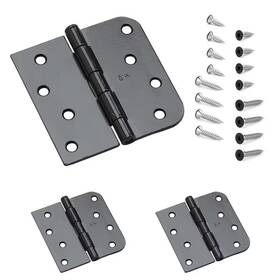 Onward 744110442366 4 Inch X Black Full Mortise Combination Butt Hinge With Removable Pin 3-pa