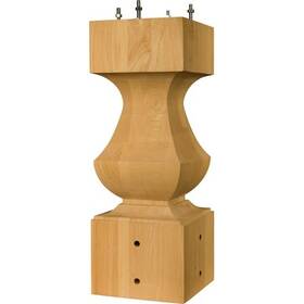 1173hm Osborne Wood Products 22 X 8 Transitional Table Pedestal In Hard Maple