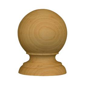 3006o Osborne Wood Products 2 3/8 X 1 3/4 Mirror Top Finial In Red Oak