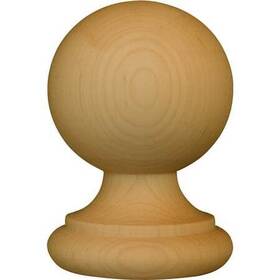 3007o Osborne Wood Products 4 1/2 X 3 Finial Top In Red Oak