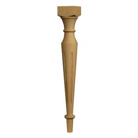 6172rca Osborne Wood Products 12 X 1 3/4 Whiteford Chair Leg In Rustic Alder