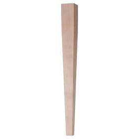 6199o Osborne Wood Products 17 X 1 3/4 Straight Chair Leg In Red Oak