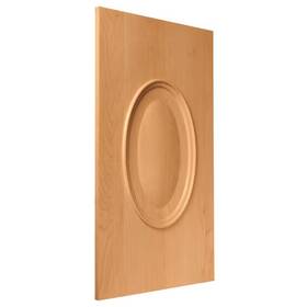 73003hm Osborne Wood Products 28 X 16 5/8 Eclipse Oval Cabinetry Panel In